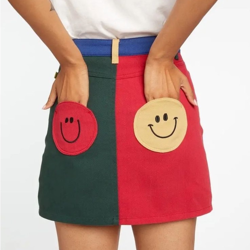 Lazy Oaf x Mr Men Contrast Skirt